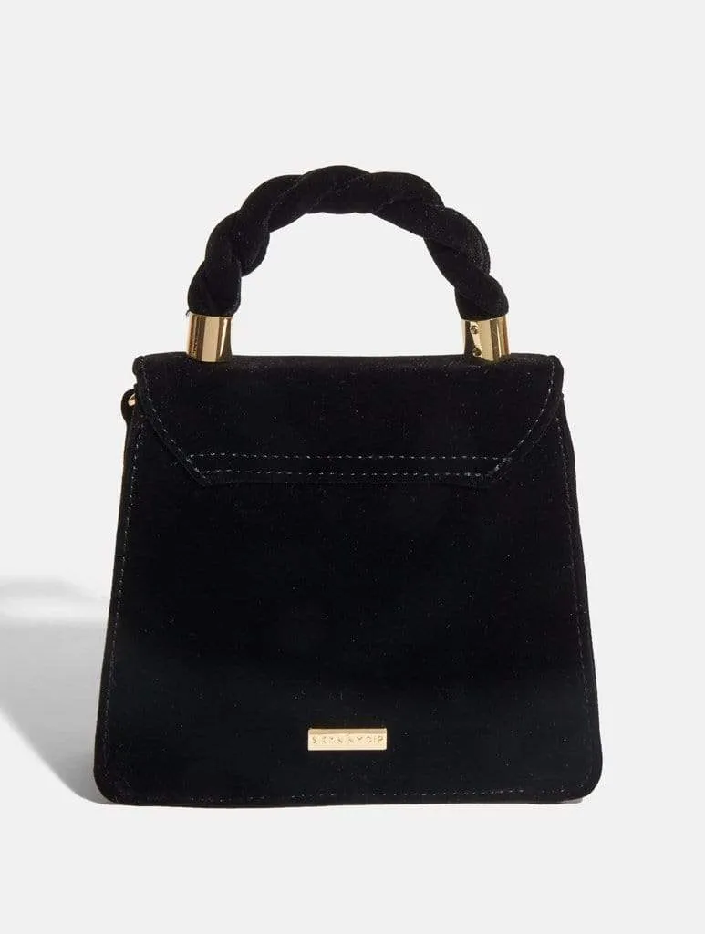 Alix Shadow Velvet Tote Bag