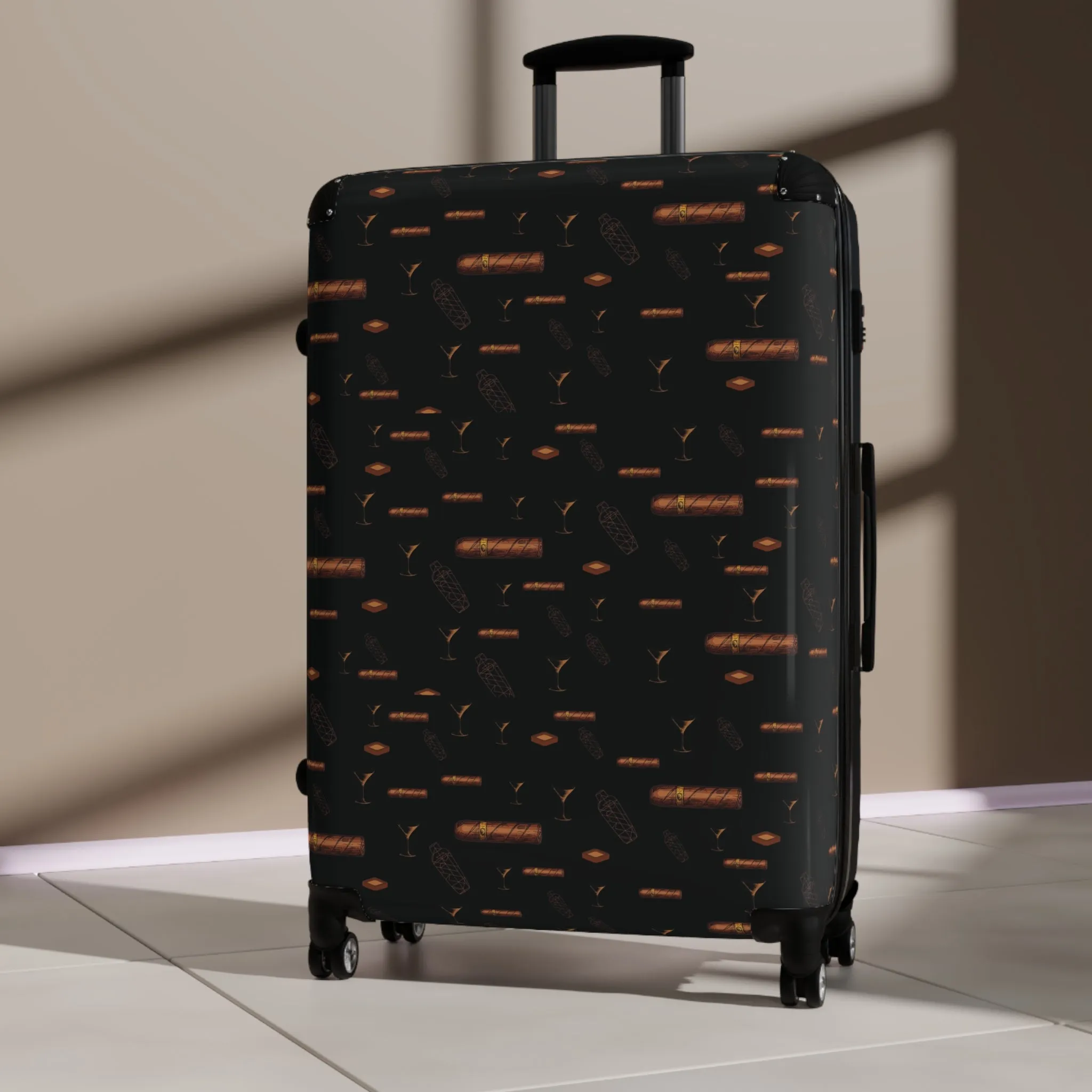 Cigars & Martinis Traveler Suitcase