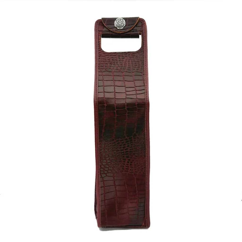 Wine Bottle Bag, Alligator